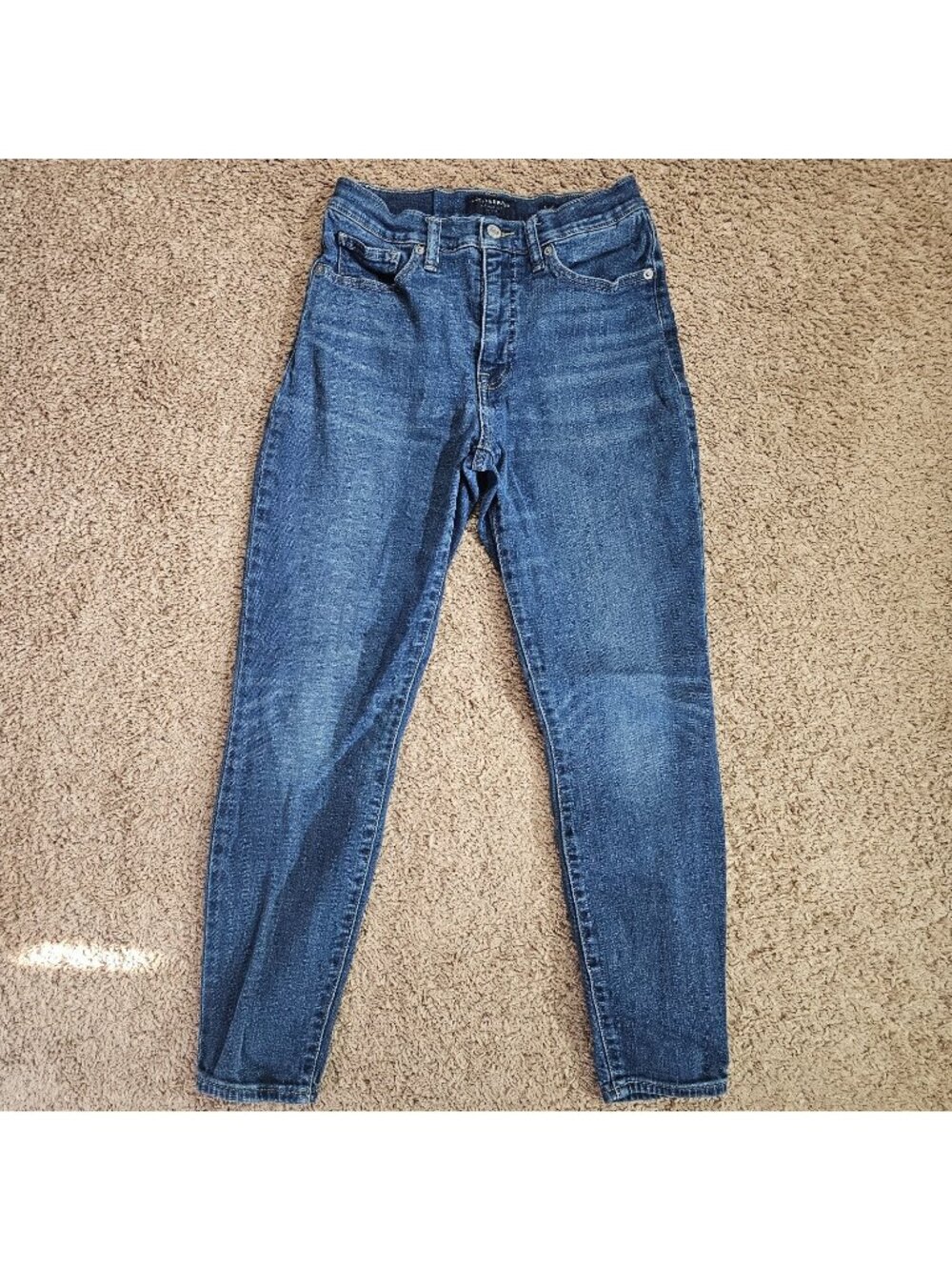 Lucky Brand Bridgette Hi Rise Skinny Jeans Womens 6 28 Ankle Blue Stretch Denim